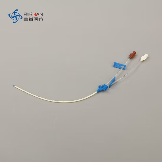 Kit de cathéter veineux central à insertion périphérique Picc médical de haute qualité en Chine / Kit CVC Double Lumen Taille 7frx20cm Utilisation chirurgicale